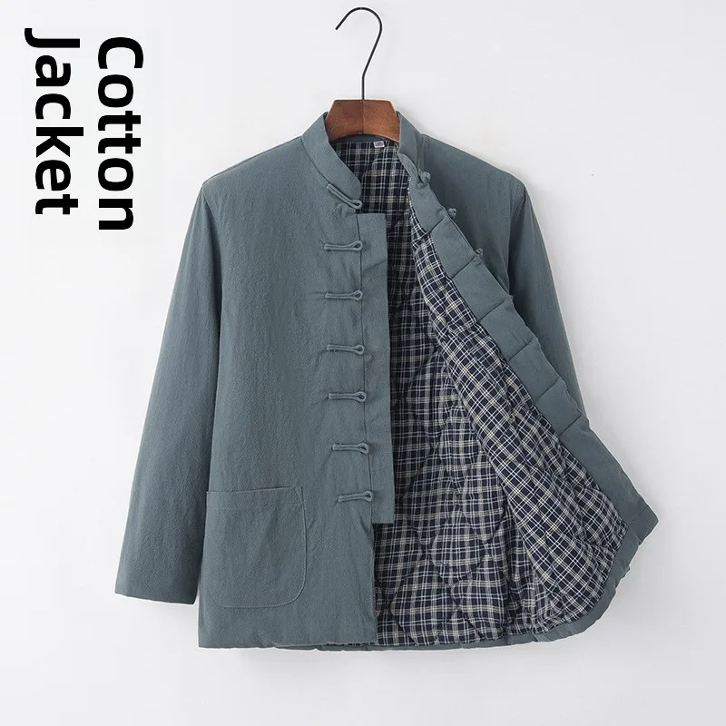 Men's Thiened Fce Lined Cotton Jaet Winter Vintage Sle Loose Fit Youth Cotton Coat with kets Single Button Closure
Men's Thiened Fce Lined Cotton Jaet Winter Vintage Sle Loose Fit Youth Cotton Coat with kets Single Button Closure