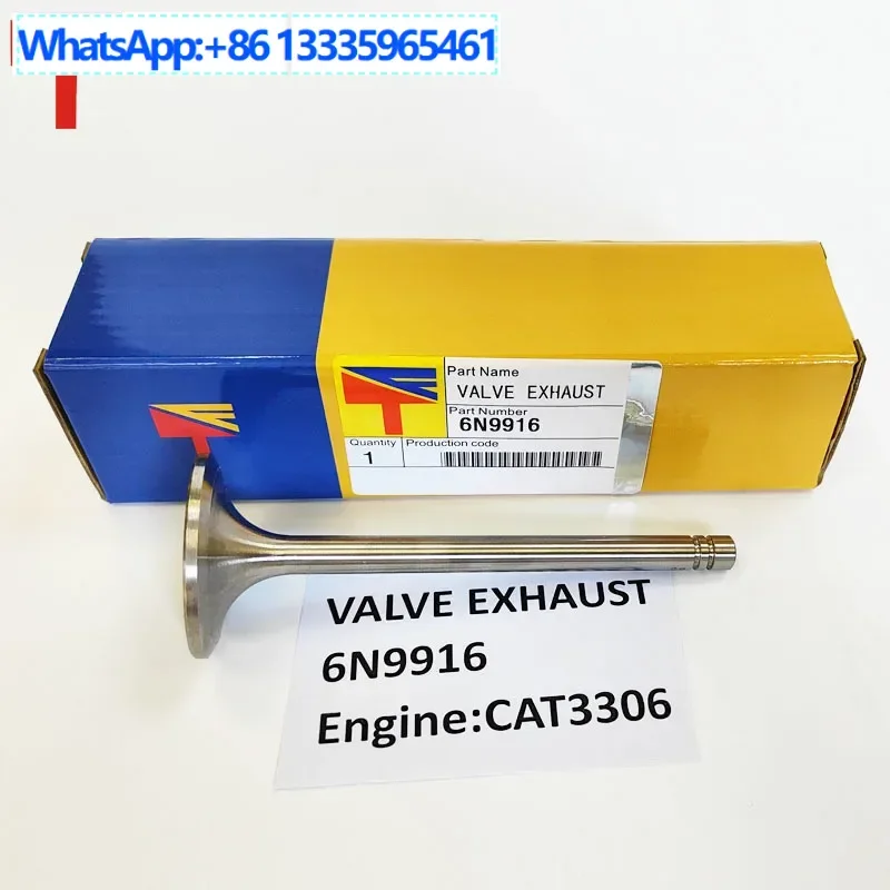 4PCS exhaust valve 6N9916 is suitable for construction machinery 3306 engine parts
4PCS exhaust valve 6N9916 is suitable for construction machinery 3306 engine parts