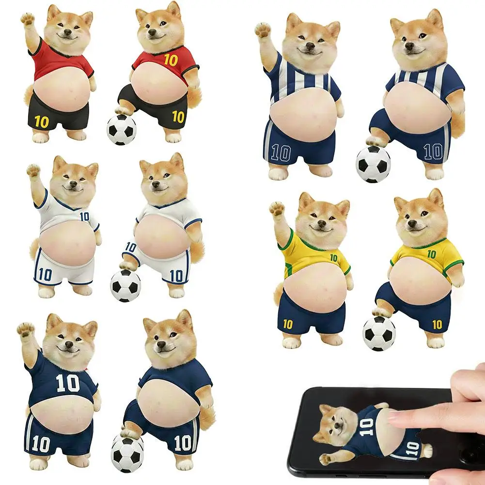 Cute Puppy with Football 3D Puffy Sticker, Squeezeable 3D Belly Dog Stickers for Phone Case Notebook Scrapbooking DIY Decoration
Cute Puppy with Football 3D Puffy Sticker, Squeezeable 3D Belly Dog Stickers for Phone Case Notebook Scrapbooking DIY Decoration