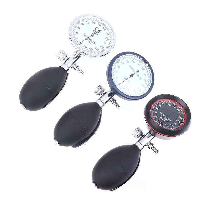 300mmhg Hand-Held Pressure Display Gauge With PVC Ball For Aneroid Sphygmomanometer Nibp Cuff Blood Pressure Accessories
300mmhg Hand-Held Pressure Display Gauge With PVC Ball For Aneroid Sphygmomanometer Nibp Cuff Blood Pressure Accessories