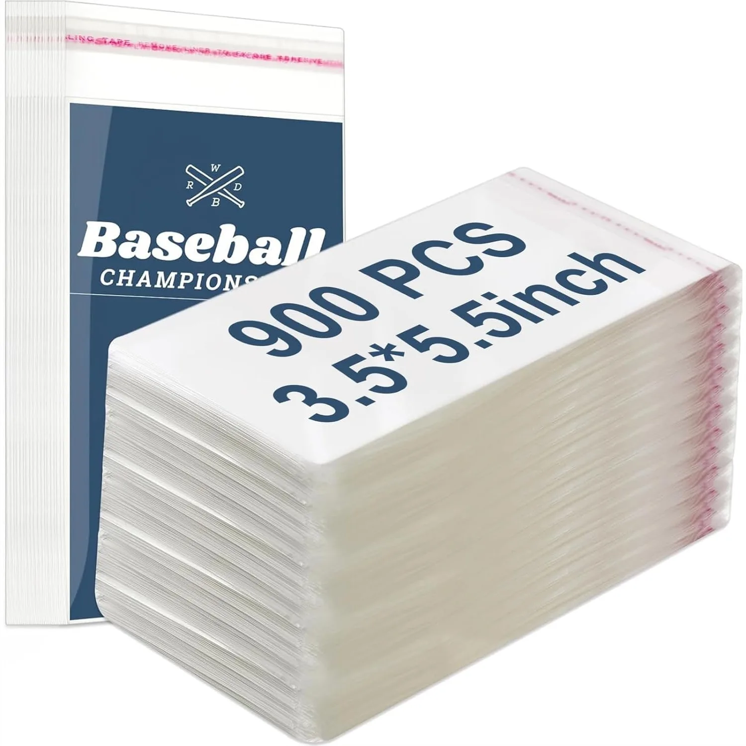 900 Pcs Graded Card Sleeves Resealable Team Bags for Trading Cards Baseball Sports Slabs Holders Plastic Collectible Protection
900 Pcs Graded Card Sleeves Resealable Team Bags for Trading Cards Baseball Sports Slabs Holders Plastic Collectible Protection