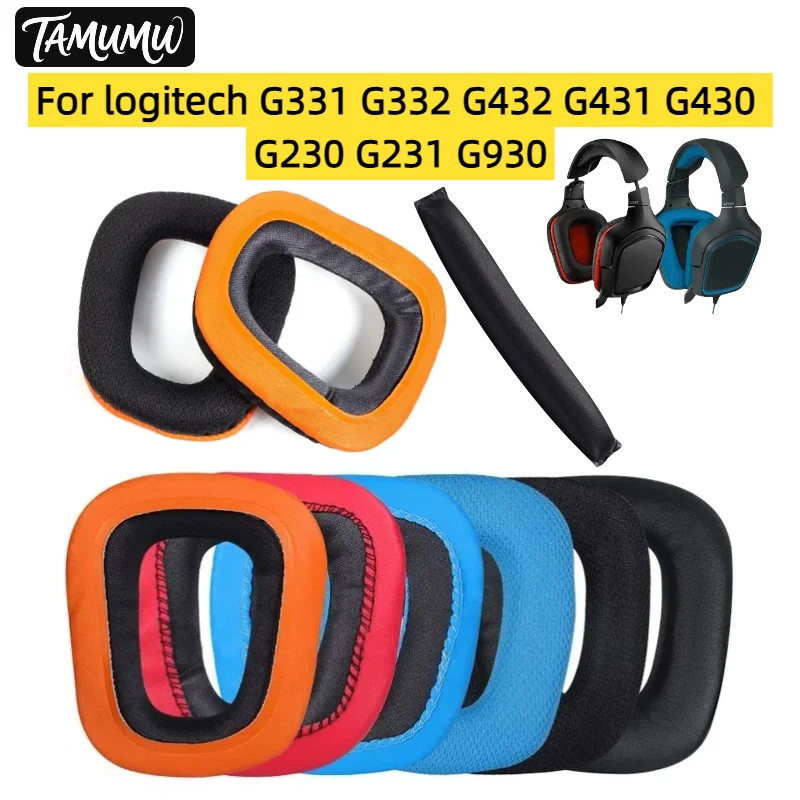 Replacement Headband Ear Pads Cushion For logitech G331 G332 G432 G431 G430 G230 G231 G930 Headphones Leather Earpads
Replacement Headband Ear Pads Cushion For logitech G331 G332 G432 G431 G430 G230 G231 G930 Headphones Leather Earpads