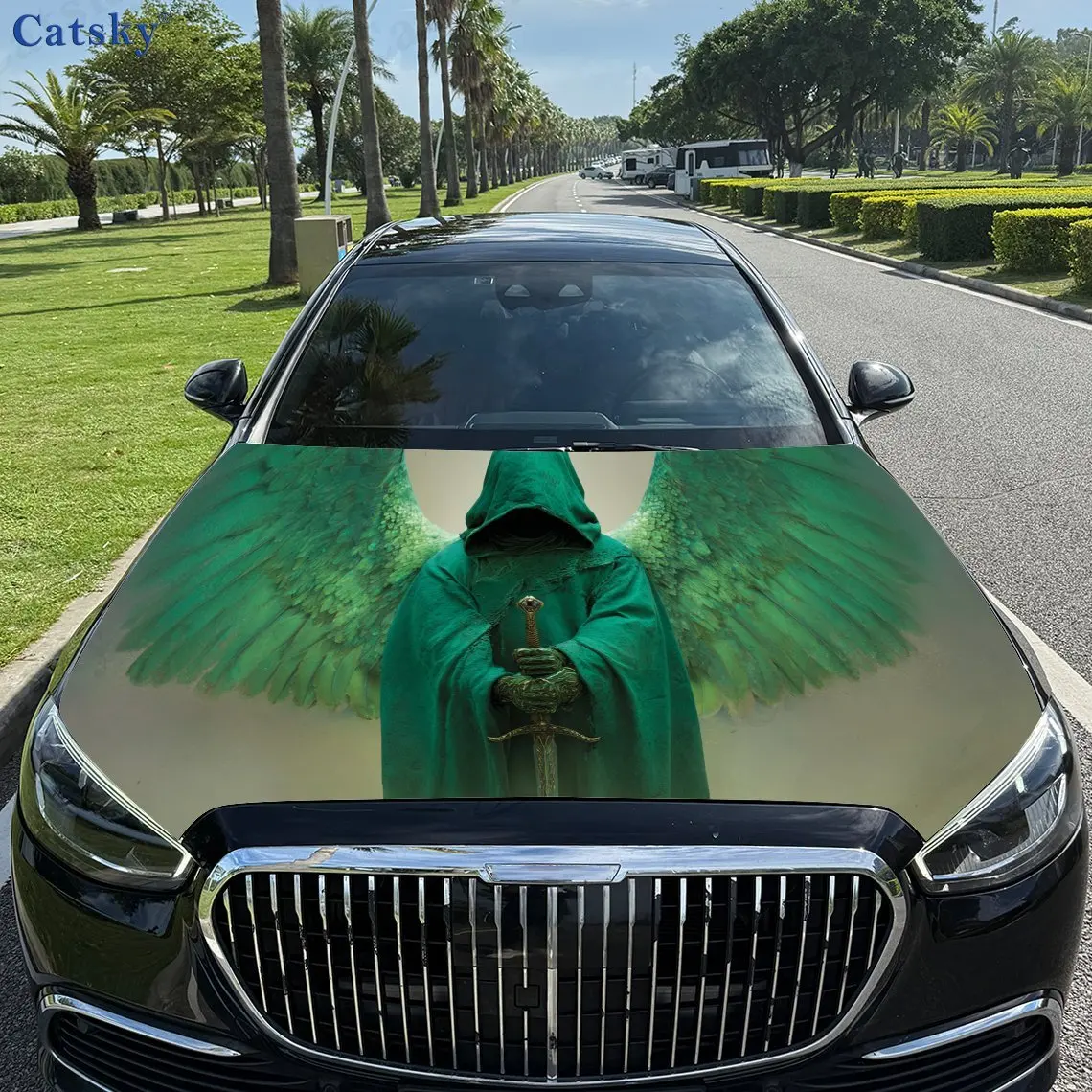 Eye catching Green Robe Warrior Car Hood Vinyl Wraps Sticker, Auto Decal, Waterproof Self-adhesive Vehicle Decal, Anti-scratch A
Eye catching Green Robe Warrior Car Hood Vinyl Wraps Sticker, Auto Decal, Waterproof Self-adhesive Vehicle Decal, Anti-scratch A