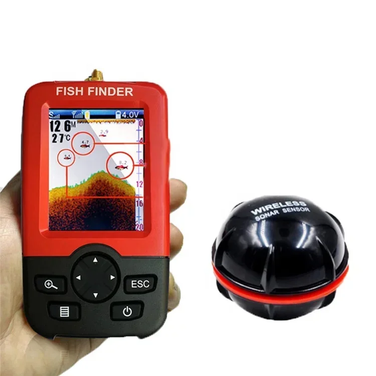Color Display Fish Finder Rechargeable Sensor Waterproof Sonar Wireless Fish Finder For Fishing
Color Display Fish Finder Rechargeable Sensor Waterproof Sonar Wireless Fish Finder For Fishing