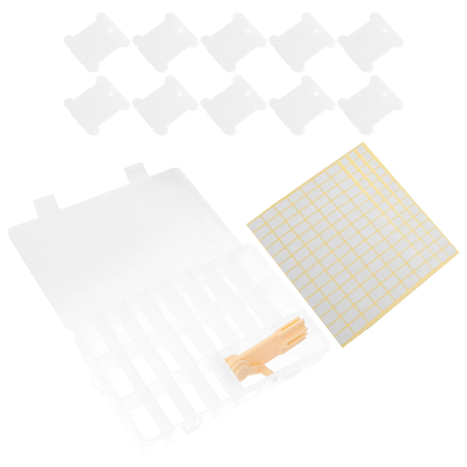 24 Compartments Thread ganizer Storage Box 100 Bobbins Manual Winder Plastic Plate Sewing Embroidery Tool Kit Yarn Holder
24 Compartments Thread ganizer Storage Box 100 Bobbins Manual Winder Plastic Plate Sewing Embroidery Tool Kit Yarn Holder