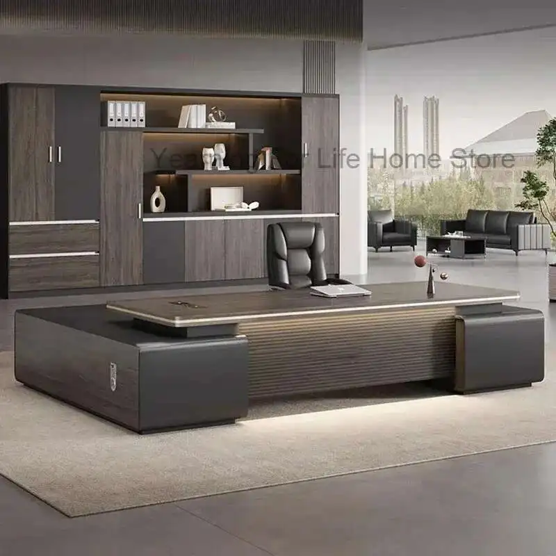 Luxury Smart Office Desk Built-in Docking Station Design Management System Wireless Charging Bureau De Direction Furniture
Luxury Smart Office Desk Built-in Docking Station Design Management System Wireless Charging Bureau De Direction Furniture
