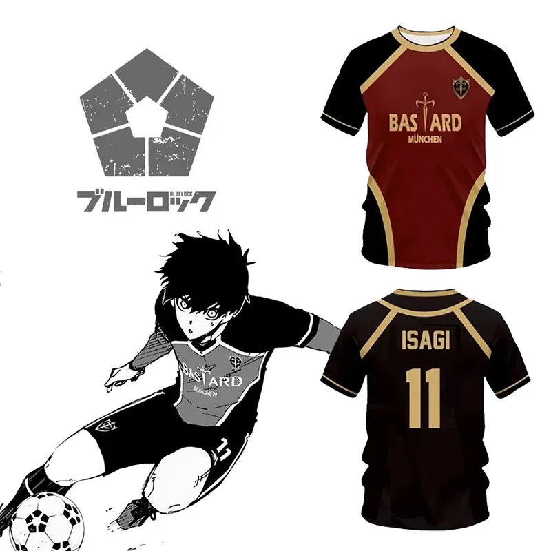 Jersey Futsal Pattern Vl Replika Blue Lock Anime Bastard Munich Summer Men'S And Women'S 3Dt Shirt Casual Sports T Shirt Top
Jersey Futsal Pattern Vl Replika Blue Lock Anime Bastard Munich Summer Men'S And Women'S 3Dt Shirt Casual Sports T Shirt Top