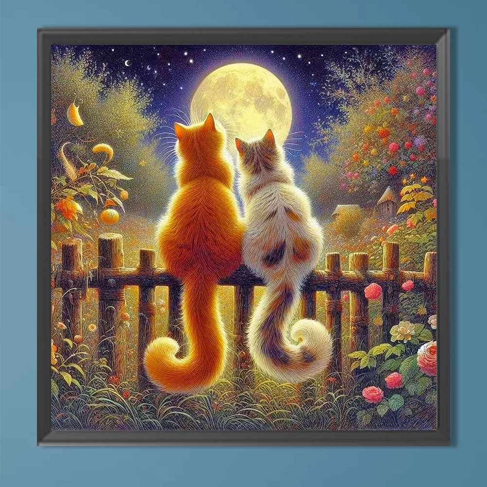 Cats 5D DIY Full Drill Round Diamond Painting Kit for Home Wall Decor 50x50cm
Cats 5D DIY Full Drill Round Diamond Painting Kit for Home Wall Decor 50x50cm