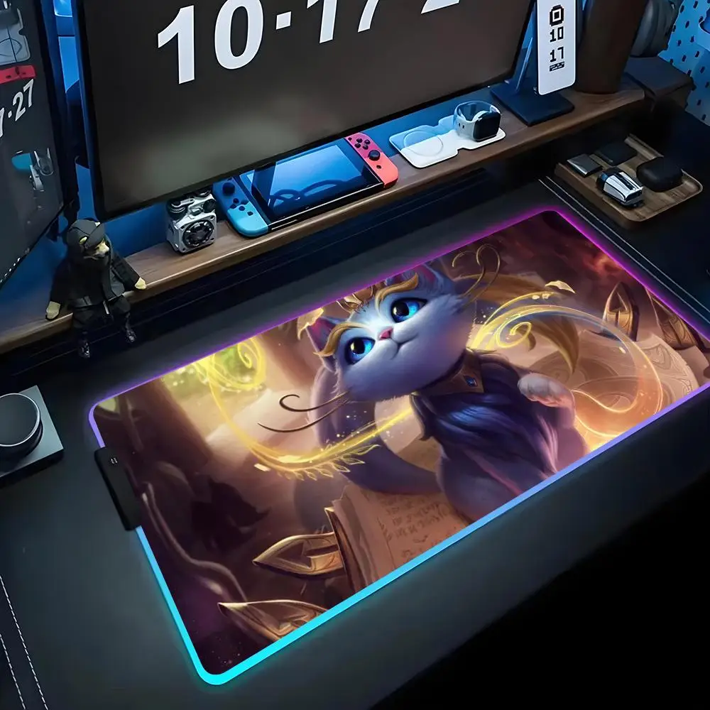 Yuumi Коврик для мыши RGB Игровой коврик для мыши Большой светодиодный коврик для ПК Настольный коврик Светящийся коврик для мыши Большие коврики для клавиатуры Настольный коврик с подсветкой
Yuumi Коврик для мыши RGB Игровой коврик для мыши Большой светодиодный коврик для ПК Настольный коврик Светящийся коврик для мыши Большие коврики для клавиатуры Настольный коврик с подсветкой