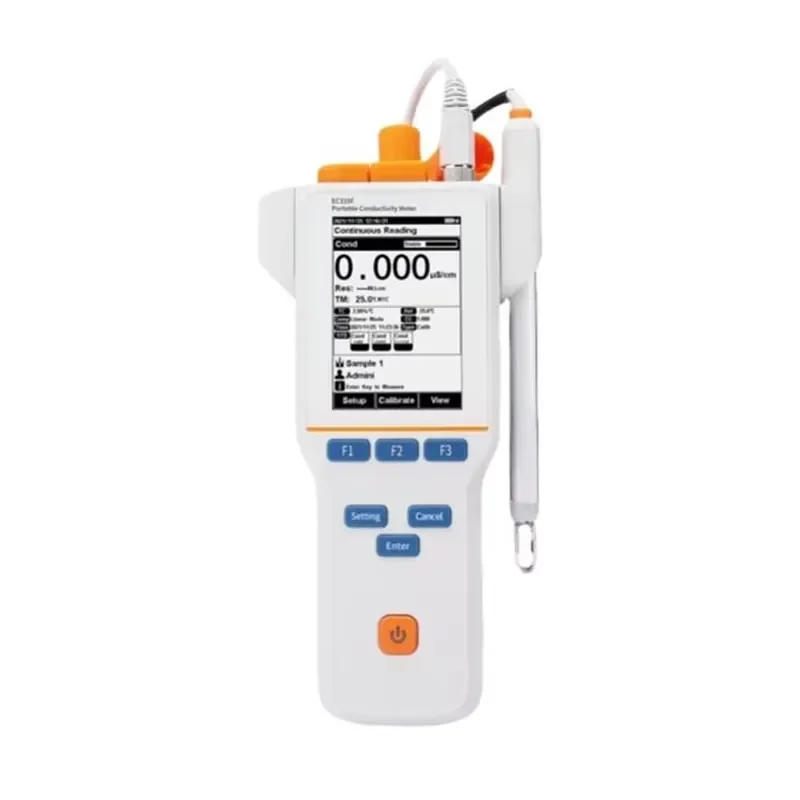 EC310F Digital Portable Electrical Oil Water PH Conductivity Meter Salinity Tds Conductivity Orp ph Meter Tester
EC310F Digital Portable Electrical Oil Water PH Conductivity Meter Salinity Tds Conductivity Orp ph Meter Tester