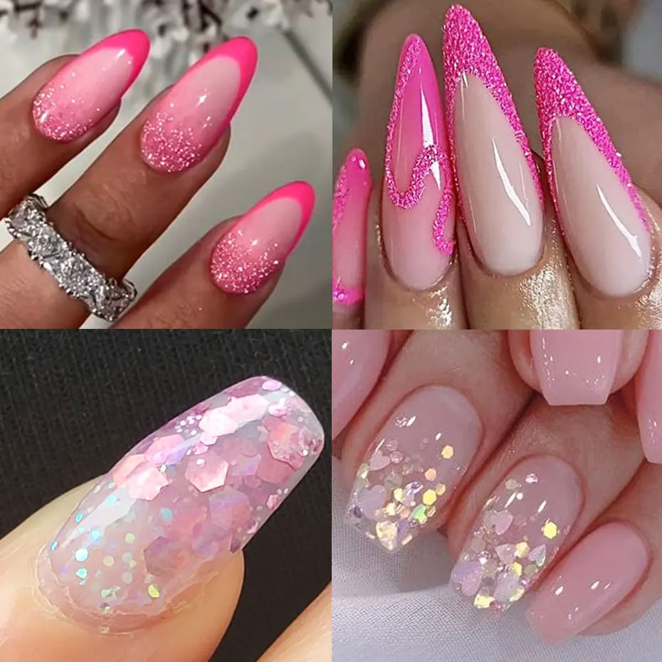 12Grid Pink Glitter Nail Powder Mixed Holographic Hexagon Irregular Flakes Sliced Sparkly Crystal Sequins Pigment Manicure Decor
12Grid Pink Glitter Nail Powder Mixed Holographic Hexagon Irregular Flakes Sliced Sparkly Crystal Sequins Pigment Manicure Decor