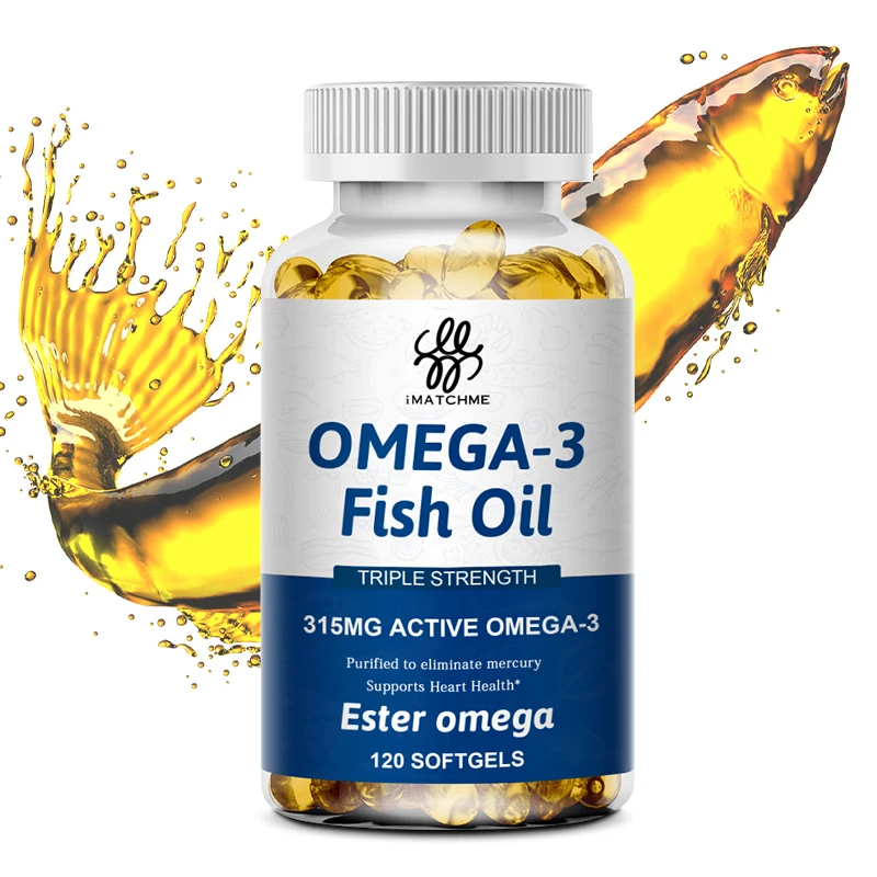 Капсулы iMATCHME Omega 3 с рыбьим маслом, богатые EPA и DHA для развития мозга и здоровья сердца, познавательное и обучающее развитие
Капсулы iMATCHME Omega 3 с рыбьим маслом, богатые EPA и DHA для развития мозга и здоровья сердца, познавательное и обучающее развитие