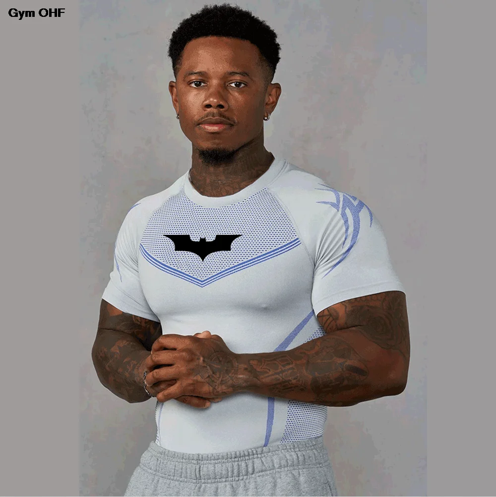 Men's Print Compression Shirts Summer Short Sleeve Rash Guard Gym Workout T-shirt Athletic Quick Dry Baselayer Undershirts Tops
Men's Print Compression Shirts Summer Short Sleeve Rash Guard Gym Workout T-shirt Athletic Quick Dry Baselayer Undershirts Tops