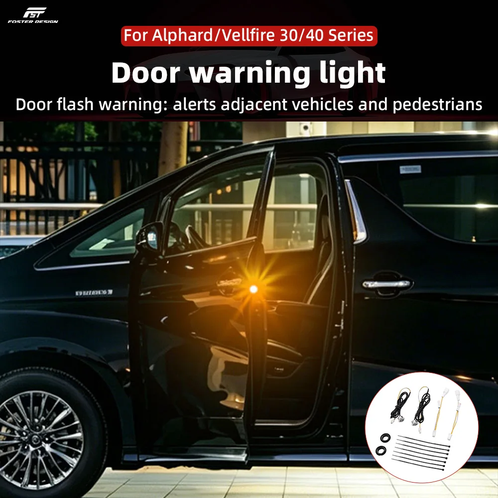 Car Door Flashing Warning Light For Toyota Alphard Vellfire 20 30 40 Series MPV Door Lamp Accessories
Car Door Flashing Warning Light For Toyota Alphard Vellfire 20 30 40 Series MPV Door Lamp Accessories