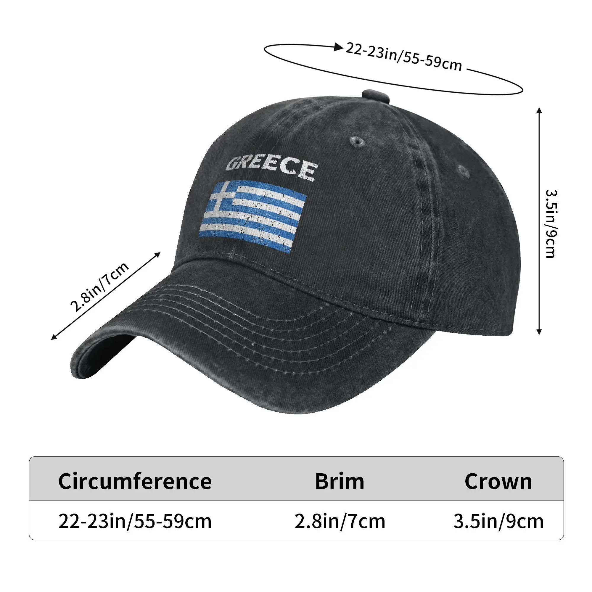 Washed Baseball Cap Greek Flag Greece Hellas Hellenic Summer Trucker Hat Unisex-Teens Trendy Running Hippie Sun Baseball Caps
Washed Baseball Cap Greek Flag Greece Hellas Hellenic Summer Trucker Hat Unisex-Teens Trendy Running Hippie Sun Baseball Caps