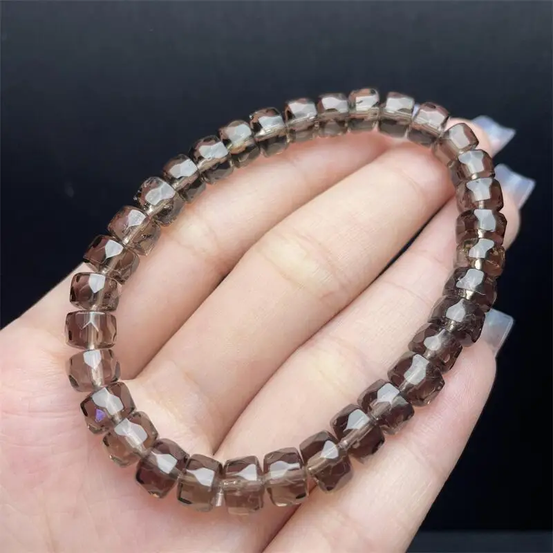 7.3MM Natural Smoky Quartz Bead Bracelet Crystal Reiki Healing High Quality Gemstone Fashion Jewelry Gift 1pcs
7.3MM Natural Smoky Quartz Bead Bracelet Crystal Reiki Healing High Quality Gemstone Fashion Jewelry Gift 1pcs