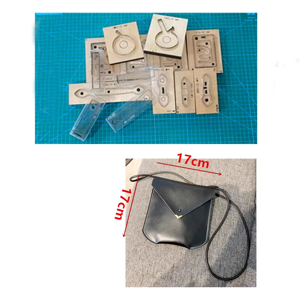 DIY leather craft women cellphone shoulder bag die cutting knife mold metal hollowed punch tool blade 17x17cm
DIY leather craft women cellphone shoulder bag die cutting knife mold metal hollowed punch tool blade 17x17cm