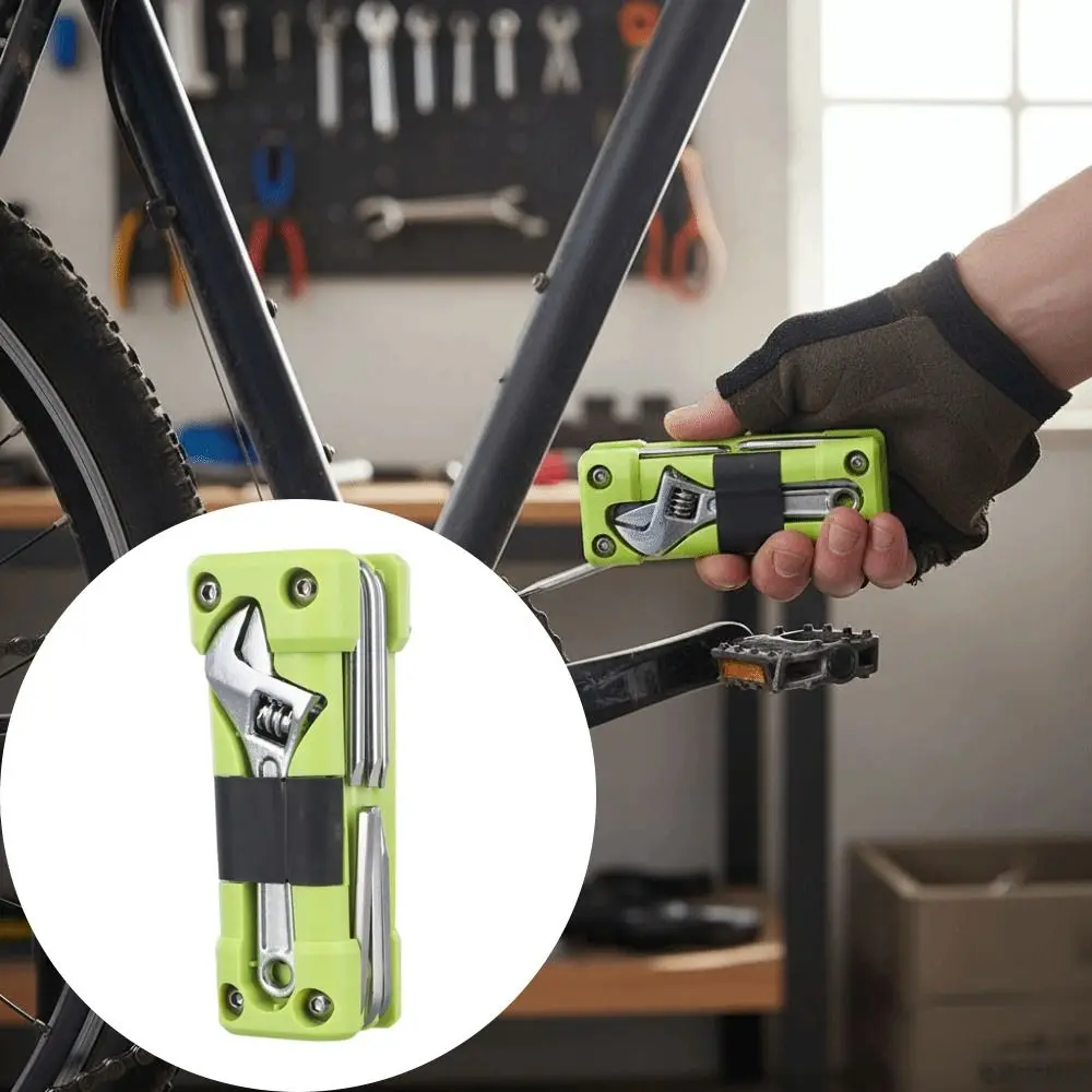 Multitool Motorcycle Tool Kits Stainless Steel Durable Construction Tire Repair Tool Portable Design Screwdriver Included