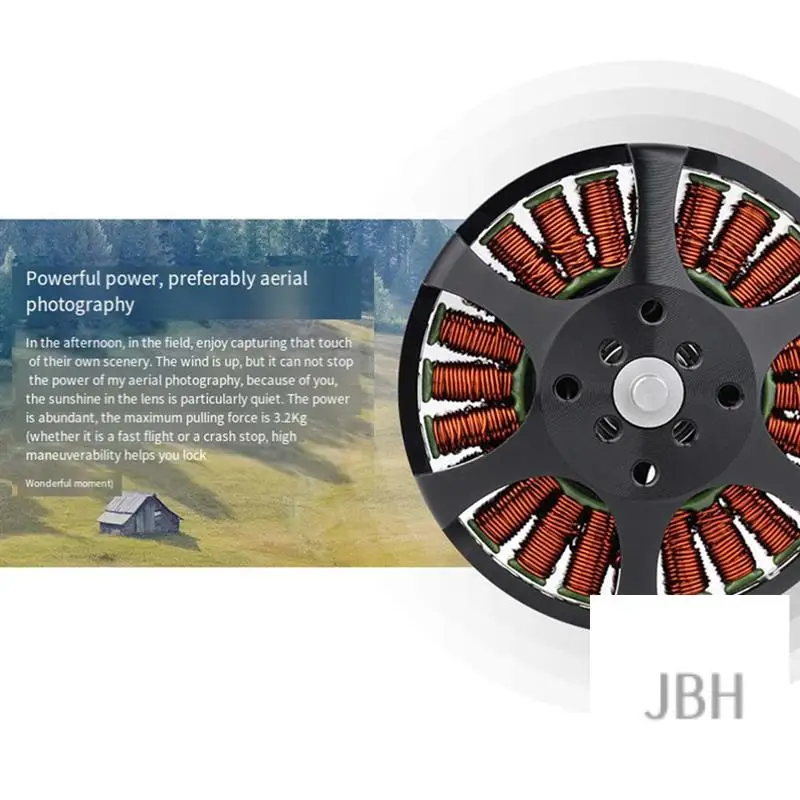 WJ-T-MOTOR MN5006 Antigravity Brushless Motor For Uavs 4-6S High Efficiency, Ultra Light, - Ideal For Drone Enthusiasts
WJ-T-MOTOR MN5006 Antigravity Brushless Motor For Uavs 4-6S High Efficiency, Ultra Light, - Ideal For Drone Enthusiasts