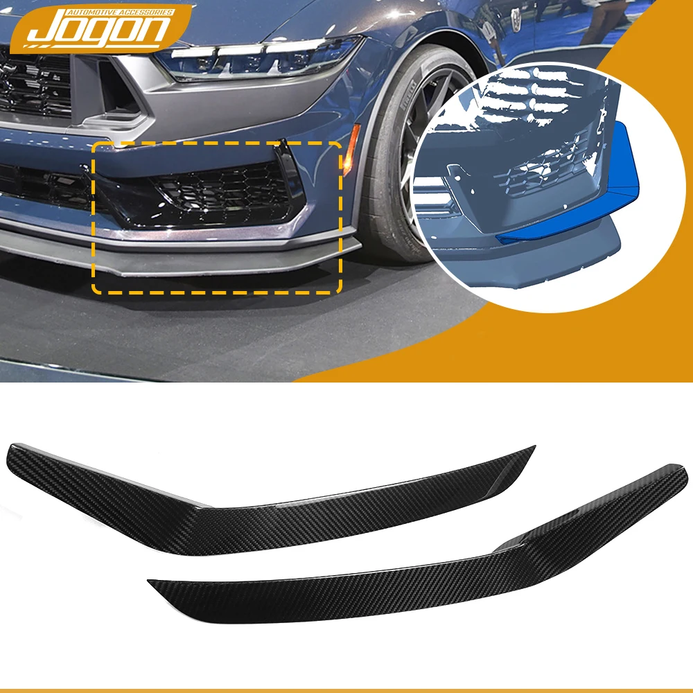 2024+ For Ford Mustang Dark house S650 Real Carbon Fiber Car Dive Planes Canards Protective Decarative Sticker Exterior Trim
2024+ For Ford Mustang Dark house S650 Real Carbon Fiber Car Dive Planes Canards Protective Decarative Sticker Exterior Trim