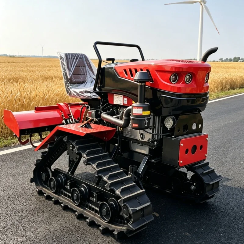 Customized CE & EMC Certified New Upgraded Tracked Rotary Tiller, All-terrain Hot-selling Farm Cultivation Machinery
Customized CE & EMC Certified New Upgraded Tracked Rotary Tiller, All-terrain Hot-selling Farm Cultivation Machinery