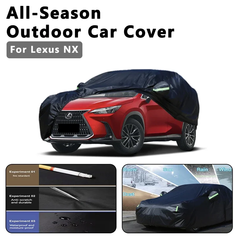 Outdoor Car Cover Waterproof Dustproof UV Sun Protection, Full Car Protector Exterior Accessories For Lexus NX AZ10 AZ20
Outdoor Car Cover Waterproof Dustproof UV Sun Protection, Full Car Protector Exterior Accessories For Lexus NX AZ10 AZ20