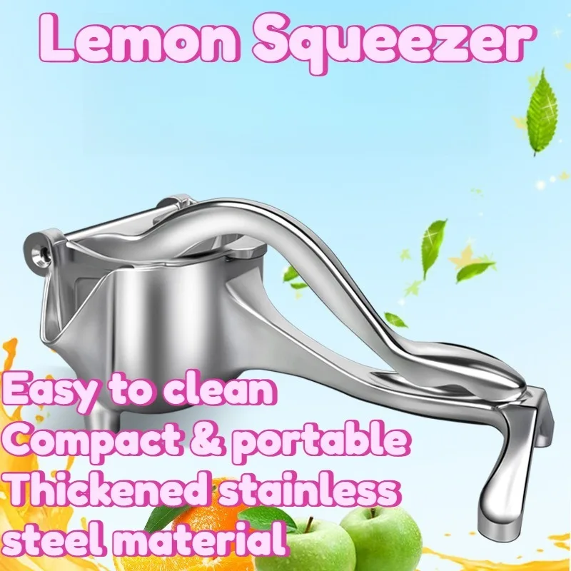 Orange Peeler Lemon Squeezer Stainless Steel Manual Juicer Handheld Citrus Press Sugarcane Pomegranate Labor Saving Home Kitchen
Orange Peeler Lemon Squeezer Stainless Steel Manual Juicer Handheld Citrus Press Sugarcane Pomegranate Labor Saving Home Kitchen