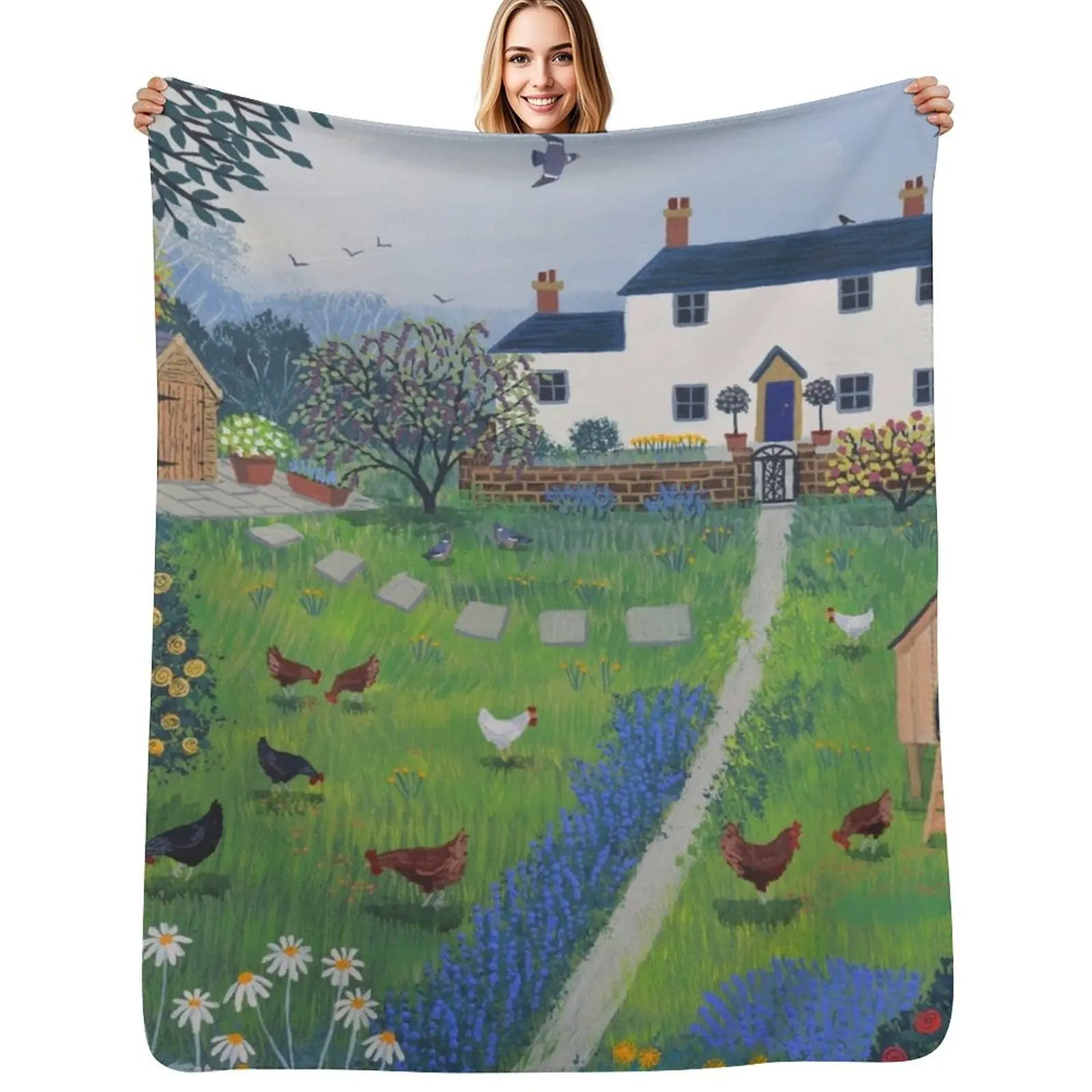 The Hen House Throw Blanket Summer Beddings Decorative Sofa for babies Personalized Gift Blankets
The Hen House Throw Blanket Summer Beddings Decorative Sofa for babies Personalized Gift Blankets