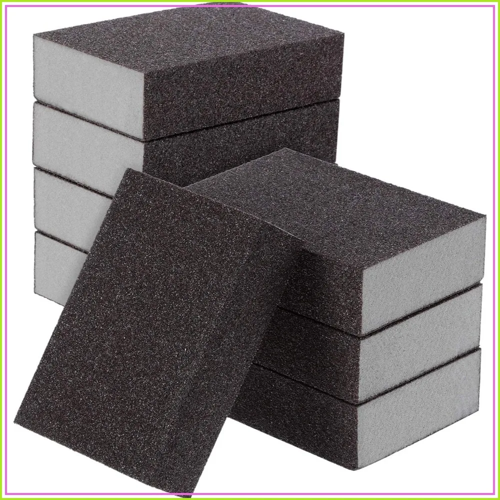 8 Pack Sanding Sponges, Reusable Sanding Blocks for Wood, Metal, Drywall, Furniture (Medium Grit)
8 Pack Sanding Sponges, Reusable Sanding Blocks for Wood, Metal, Drywall, Furniture (Medium Grit)