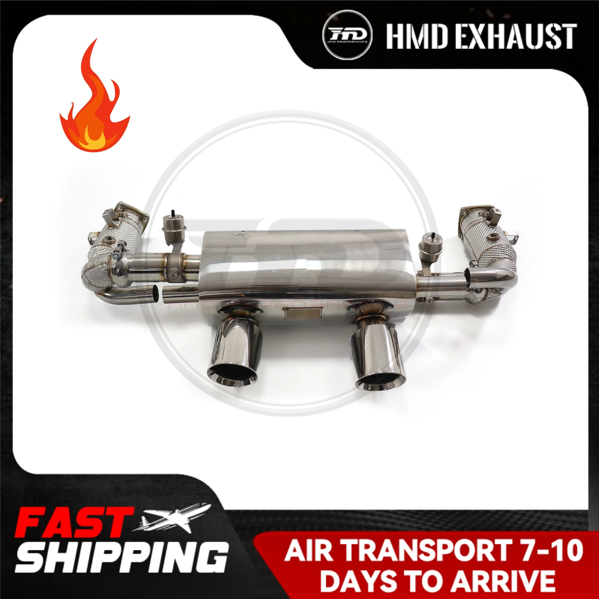 HMD Stainless Steel Exhaust System Performance Catback And Downpipe for Porsche 911 991.2 Carrera GTS 3.0T Valve Muffler
HMD Stainless Steel Exhaust System Performance Catback And Downpipe for Porsche 911 991.2 Carrera GTS 3.0T Valve Muffler