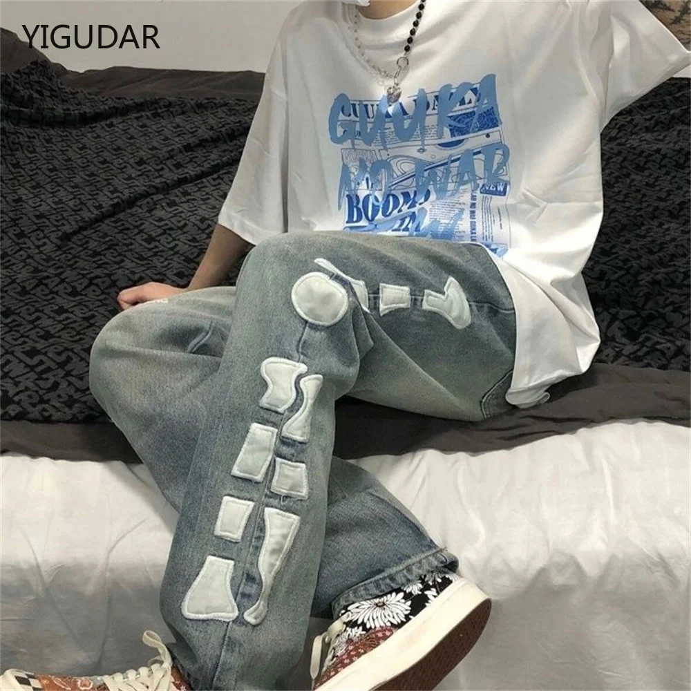 Men's jeans Neutral Wide Leg Denim Trousers Loose Straight Men Jeans asthetic Man Jeans Pants for boy Casual Baggy hip hop 2022
Men's jeans Neutral Wide Leg Denim Trousers Loose Straight Men Jeans asthetic Man Jeans Pants for boy Casual Baggy hip hop 2022