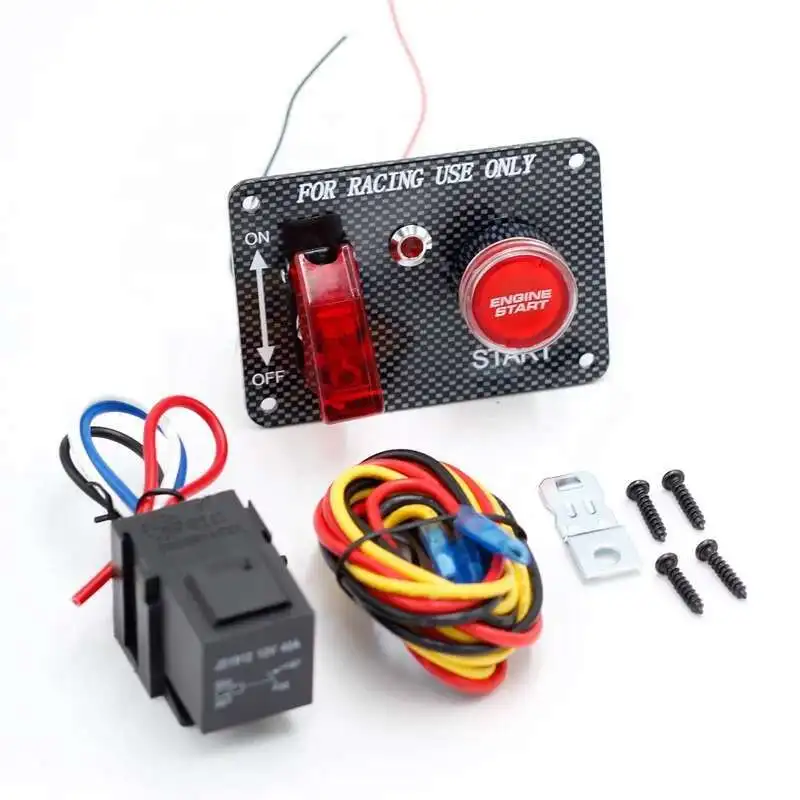 12V 24V Boat Start Racing Car Ignition Indicator Toggle Switch Panel With ENGINE START Push Button
12V 24V Boat Start Racing Car Ignition Indicator Toggle Switch Panel With ENGINE START Push Button