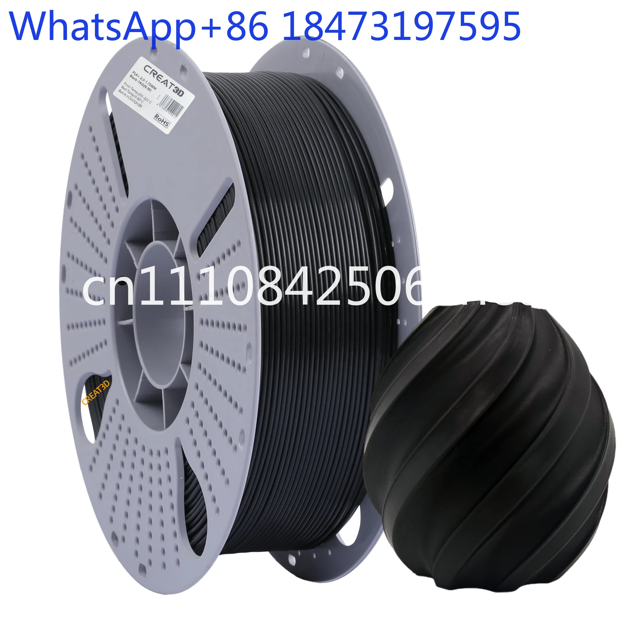 Creat3D PLA + 2.0 High Hardness and Toughness 3D Filament High Printing Speed 300mm/s PLA Plus Pro 3D Printer Filament
Creat3D PLA + 2.0 High Hardness and Toughness 3D Filament High Printing Speed 300mm/s PLA Plus Pro 3D Printer Filament