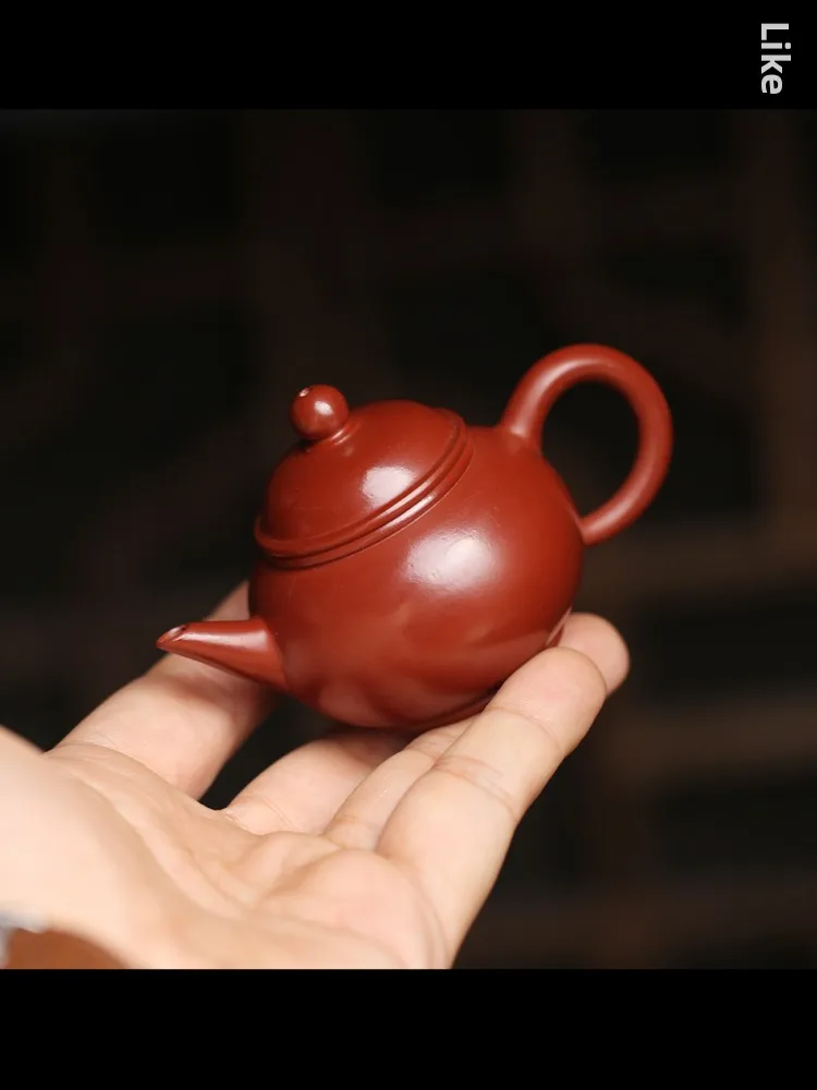 Miniature Single-Person Tea Pot Purple Clay Big Red Robe Handmade Gongfu Tea Pot Small Handle Tea Set Traditional Chinese Style
Miniature Single-Person Tea Pot Purple Clay Big Red Robe Handmade Gongfu Tea Pot Small Handle Tea Set Traditional Chinese Style