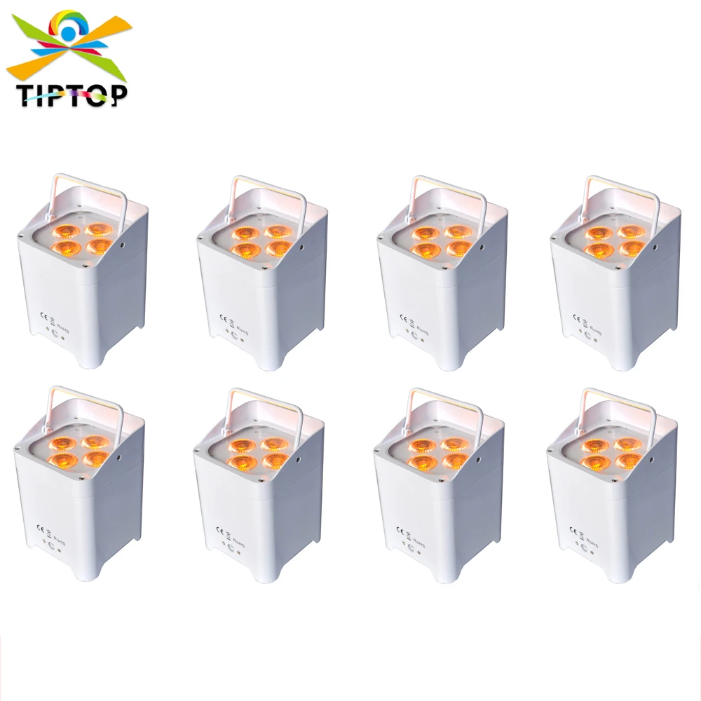8XLOT 4x18W Stage Battery Led Par Light Wireless Remote Control RGBWA UV 6IN1 Color Adjustable Stand Aluminum Casting Case 50W
8XLOT 4x18W Stage Battery Led Par Light Wireless Remote Control RGBWA UV 6IN1 Color Adjustable Stand Aluminum Casting Case 50W