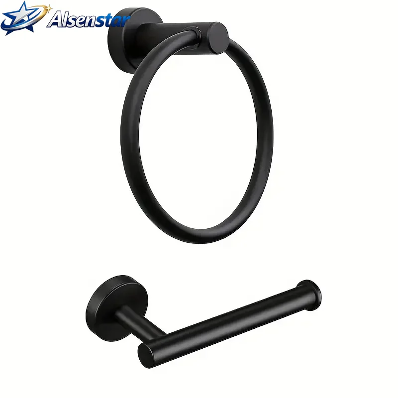 2-piece bathroom hardware set, stainless steel bathroom accessory set, saving design including towel rack and toilet paperholder
2-piece bathroom hardware set, stainless steel bathroom accessory set, saving design including towel rack and toilet paperholder