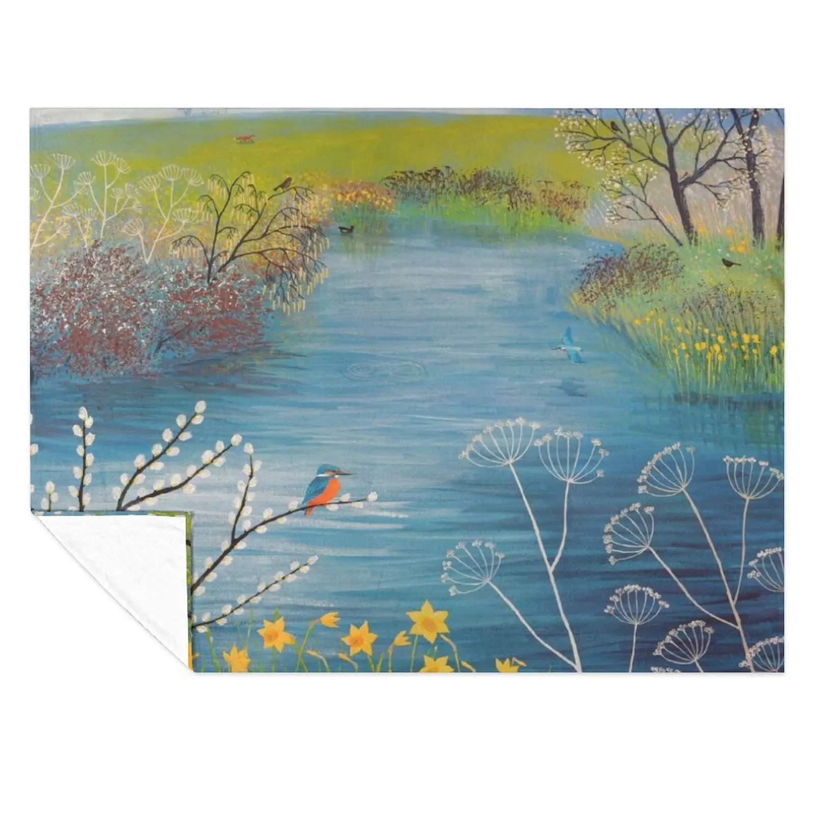 Spring at Kingfisher Pool Throw Blanket Furry heavy to sleep For Decorative Sofa Stuffeds Blankets 
Spring at Kingfisher Pool Throw Blanket Furry heavy to sleep For Decorative Sofa Stuffeds Blankets