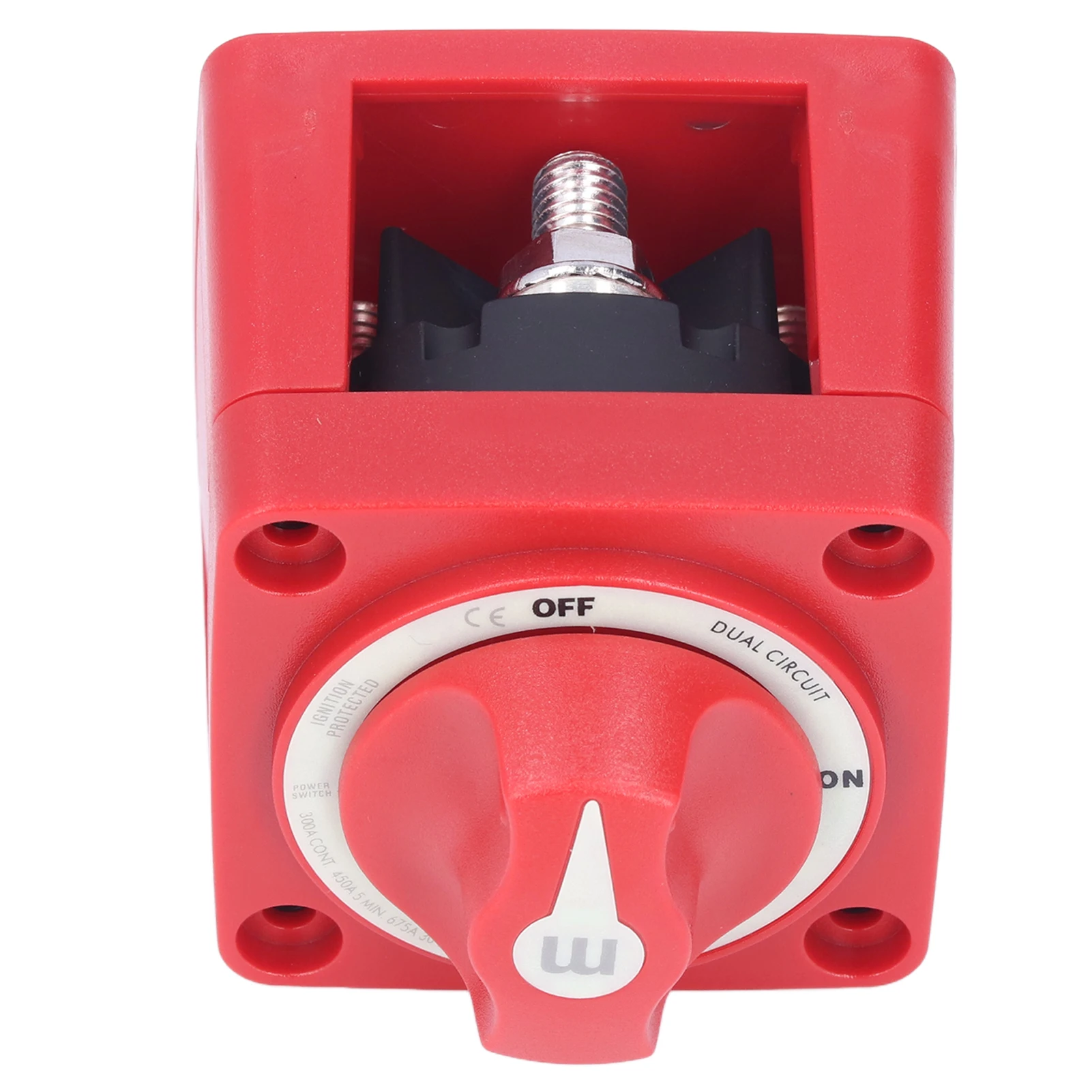300A Battery Knob Switch Dual Circuit 4 Wires OEM IP66 Waterproof Ignition Protected for Yachts RVs Part
300A Battery Knob Switch Dual Circuit 4 Wires OEM IP66 Waterproof Ignition Protected for Yachts RVs Part
