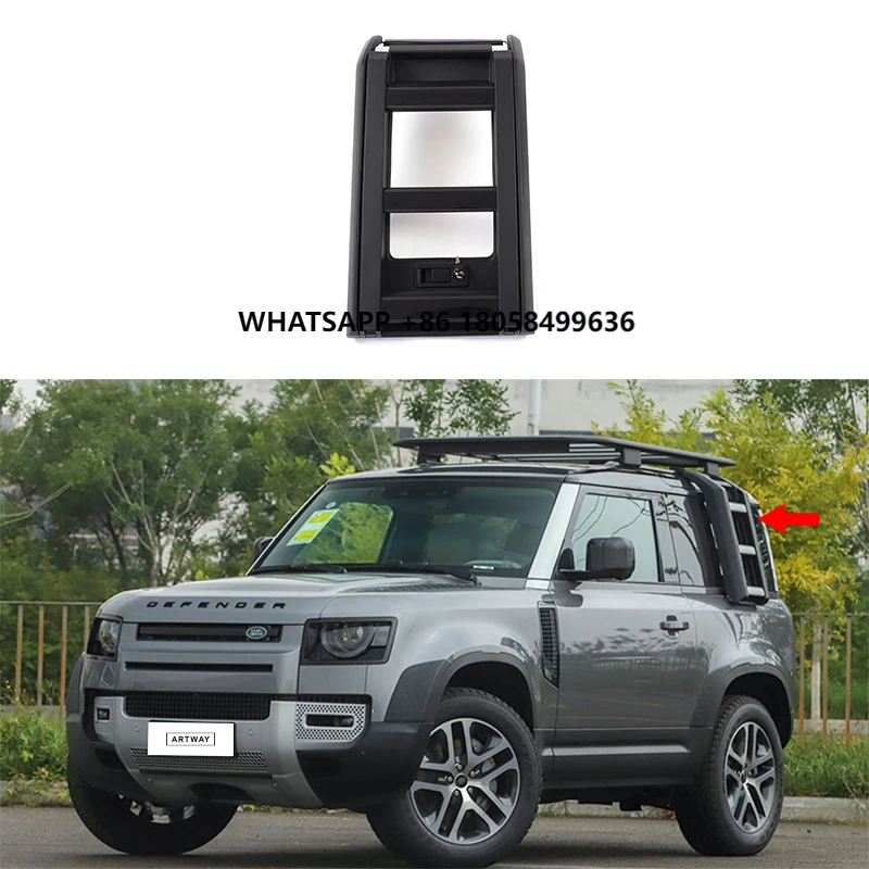 Автомобильная прямая продажа, простая установка, специальная боковая лестница на крышу для восхождения, для нового Defender 2020+
Автомобильная прямая продажа, простая установка, специальная боковая лестница на крышу для восхождения, для нового Defender 2020+