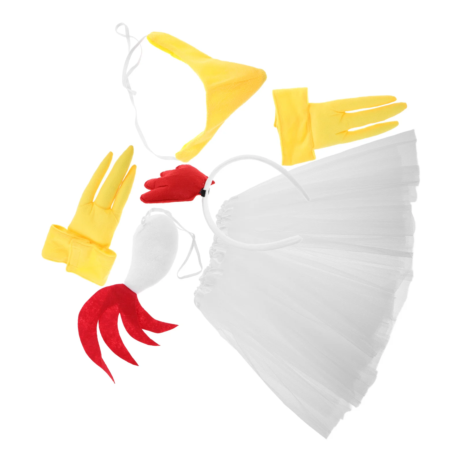 Halloween Accessories Party Dress Chicken Costumes for Adults Women Headband Tail Women's
Halloween Accessories Party Dress Chicken Costumes for Adults Women Headband Tail Women's