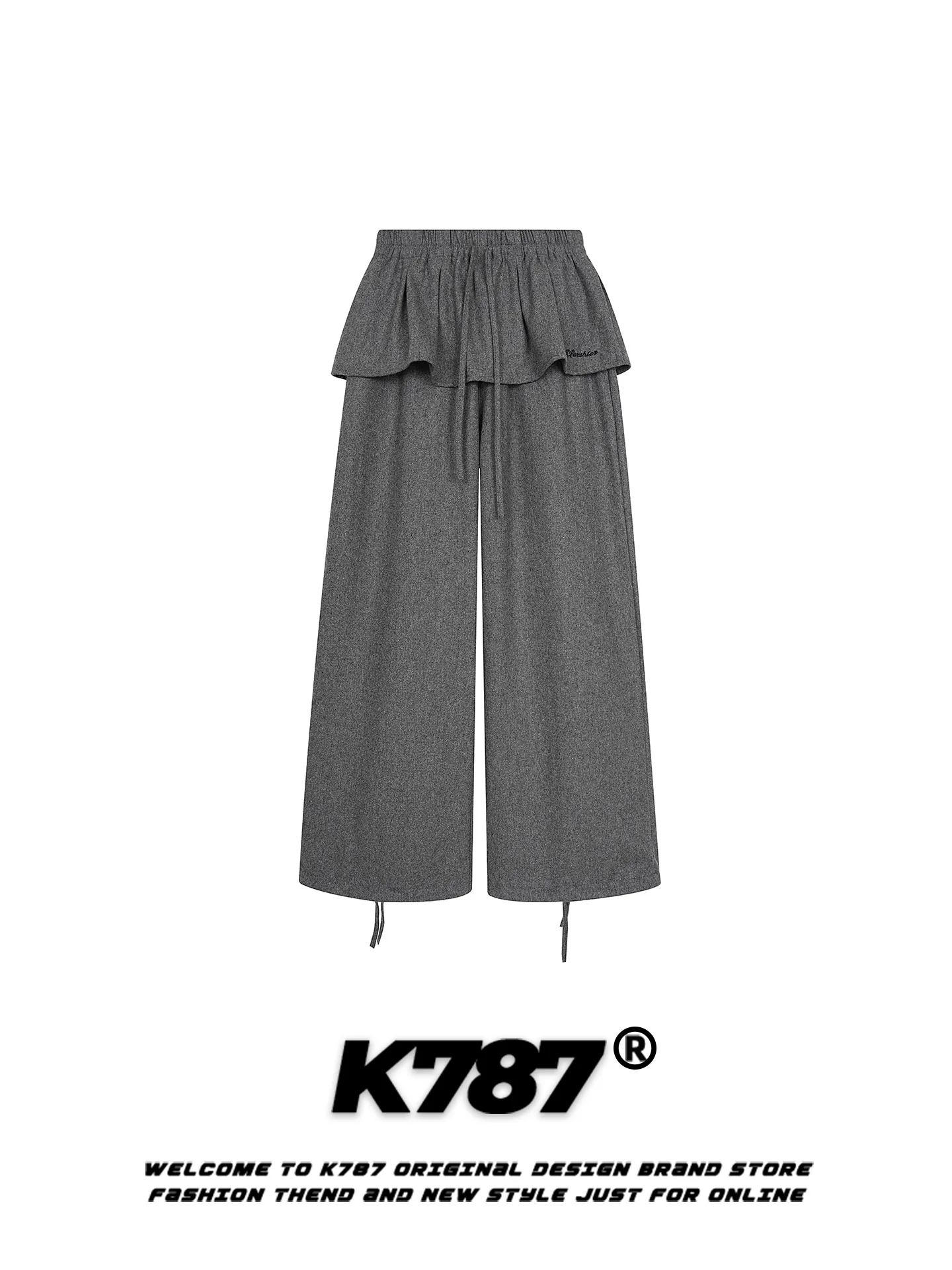 K787 American Retro Loose Casual Pants Women's Straight Leg Wide Leg Long Pants Lazy Sle Casual Trousers High Waist Button
K787 American Retro Loose Casual Pants Women's Straight Leg Wide Leg Long Pants Lazy Sle Casual Trousers High Waist Button