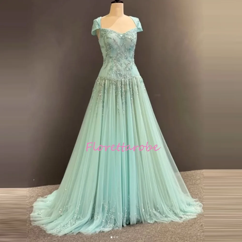 Customized Luxury Appliques Evening Dresses Woman's Ruffles A Line Prom Gowns Tulle Fashion Beach Party Gowns Vestidos De Novia
Customized Luxury Appliques Evening Dresses Woman's Ruffles A Line Prom Gowns Tulle Fashion Beach Party Gowns Vestidos De Novia