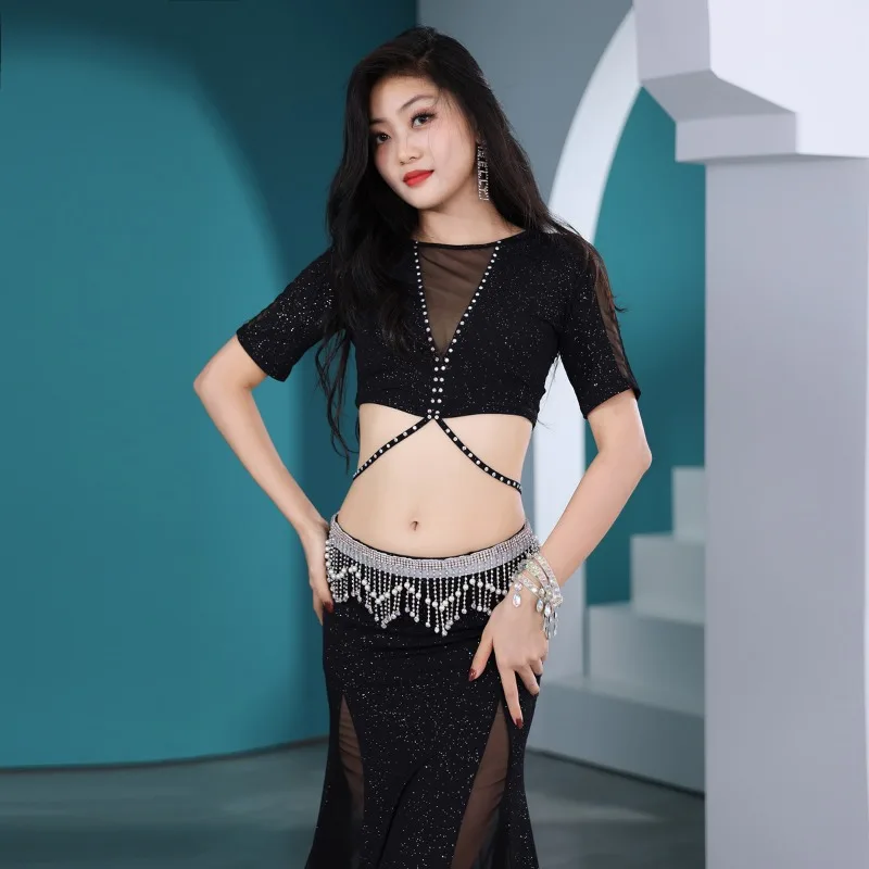Belly Dance Summer Practice Outfit Fish Tail Skirt Set Water Gauze Eastern Dance Performance Outfit Group Outfit
Belly Dance Summer Practice Outfit Fish Tail Skirt Set Water Gauze Eastern Dance Performance Outfit Group Outfit