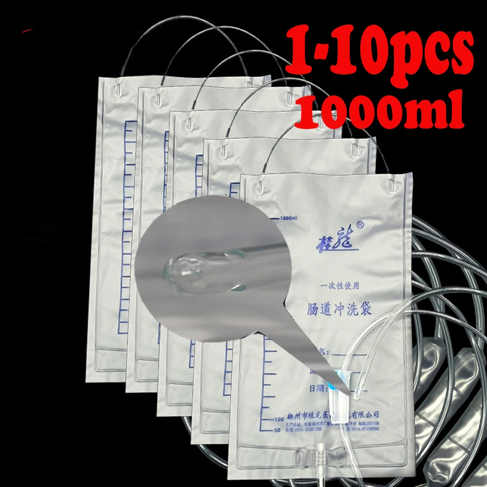 1-10 шт., медицинский очиститель для мытья кишечника, клизма, сумка, многофункциональная промывочная машина, сумка для очистки анальной влагалища, 1000 мл
1-10 шт., медицинский очиститель для мытья кишечника, клизма, сумка, многофункциональная промывочная машина, сумка для очистки анальной влагалища, 1000 мл
