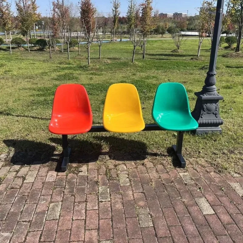 Row chair Three-person row seat Photography Supermarket store waiting rest chair
Row chair Three-person row seat Photography Supermarket store waiting rest chair