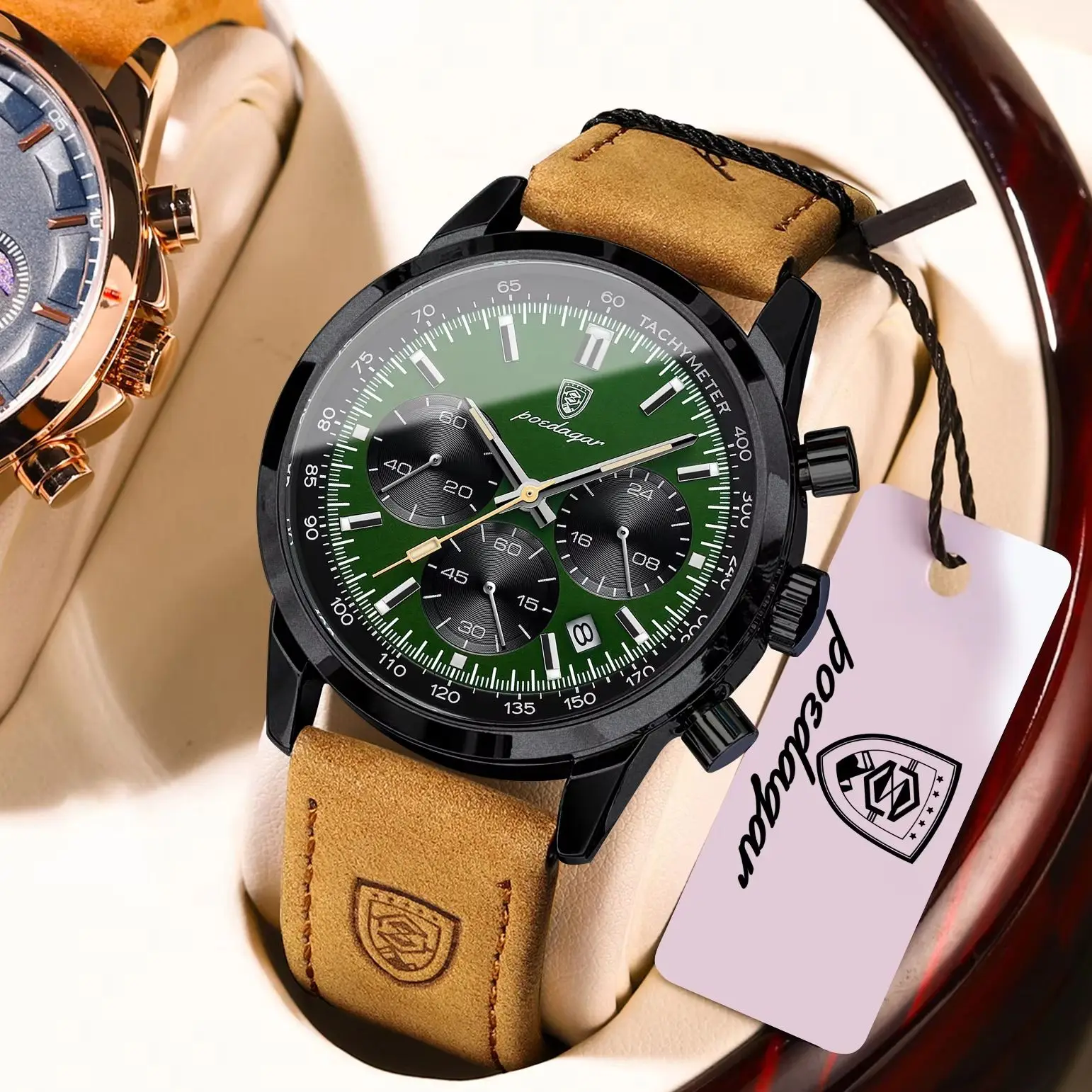POEDAGAR Top Fashion Men Wristwatch Waterproof Luminous Creative Man Watch Leather Chronograph Quartz Sports Men's Watches Reloj
POEDAGAR Top Fashion Men Wristwatch Waterproof Luminous Creative Man Watch Leather Chronograph Quartz Sports Men's Watches Reloj