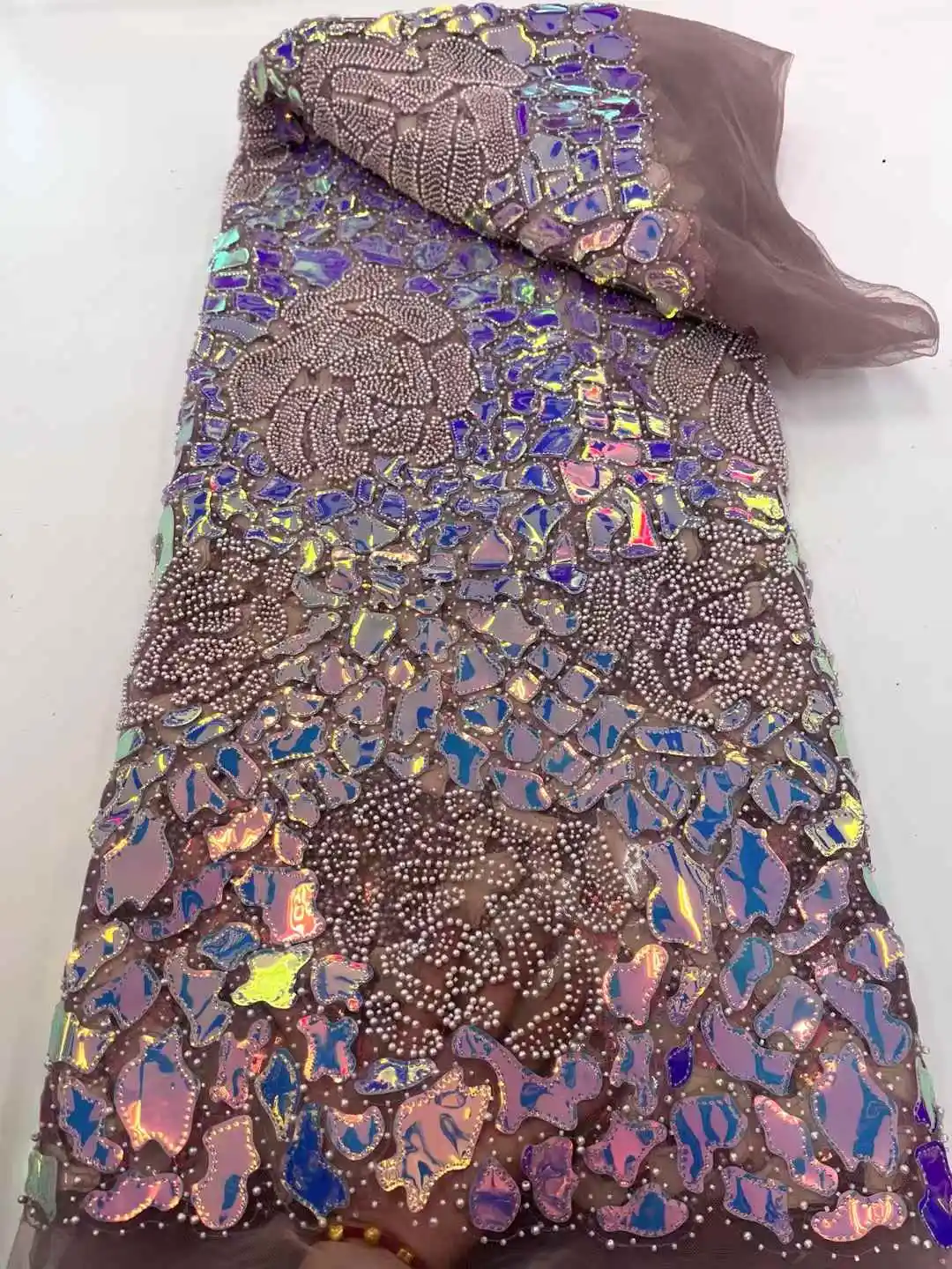 2025 African Sequins Beaded Lace Fabric Nigerian Groom Embroidery High Quality French Tulle Lace Fabric For Bridal Wedding
2025 African Sequins Beaded Lace Fabric Nigerian Groom Embroidery High Quality French Tulle Lace Fabric For Bridal Wedding