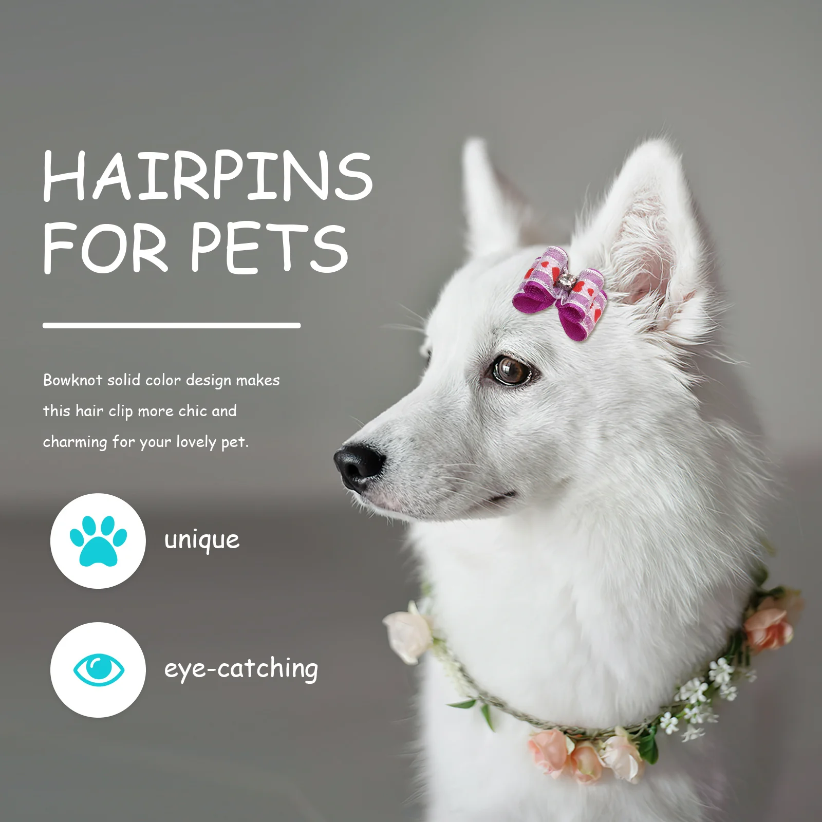 10Pcs Pet Hair Clips Butterfly Knot Design Cute Dog Barrettes for Long Hair Styling Daily Wear Party Accessories
10Pcs Pet Hair Clips Butterfly Knot Design Cute Dog Barrettes for Long Hair Styling Daily Wear Party Accessories