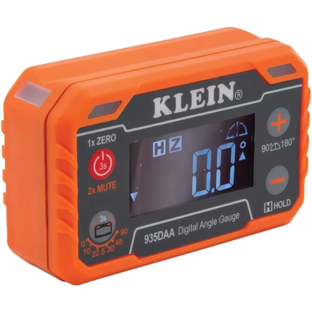 Digital Electronic Level and Angle Gauge, LED Angle Alert, Measure Angles 0-90/180 Degrees
Digital Electronic Level and Angle Gauge, LED Angle Alert, Measure Angles 0-90/180 Degrees