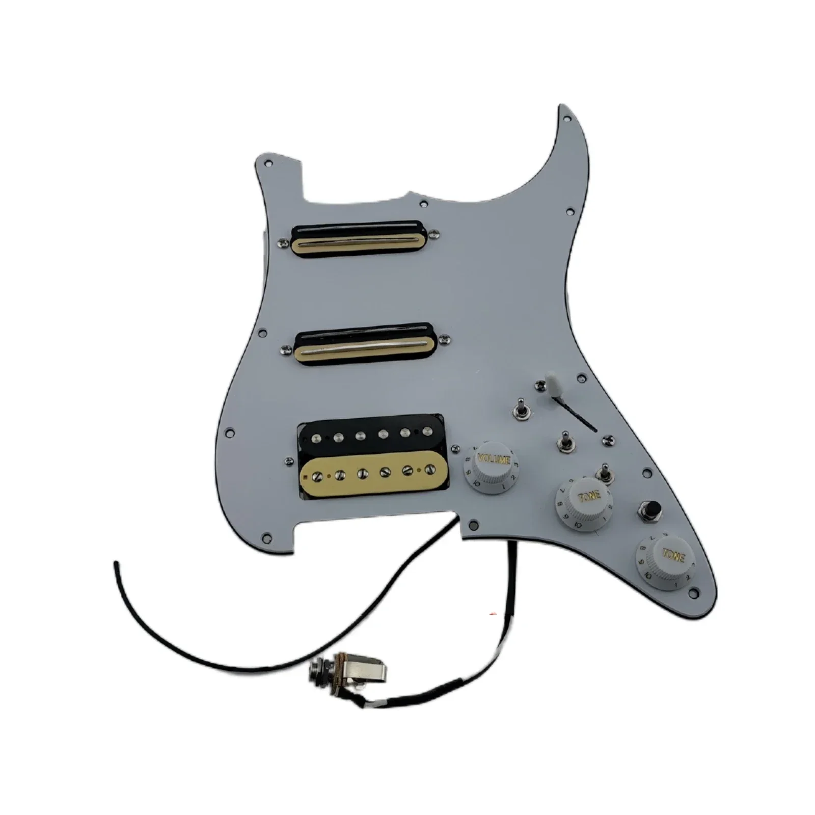 Guitar Guitar Pickups Humbucker Pickup Prewired loaded Pickguard Guitar Alnico 5 HSS Wiring Harness Push-Pull Single Cut Set
Guitar Guitar Pickups Humbucker Pickup Prewired loaded Pickguard Guitar Alnico 5 HSS Wiring Harness Push-Pull Single Cut Set